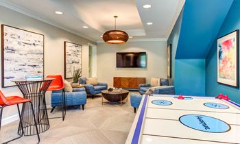 Clubhouse facilities with media room, library, lounge & kids play zone